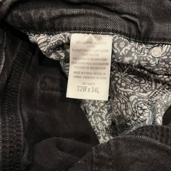 Cody James Men’s Dark Wash Stretch Slim Straight Jeans - Picture 10 of 12